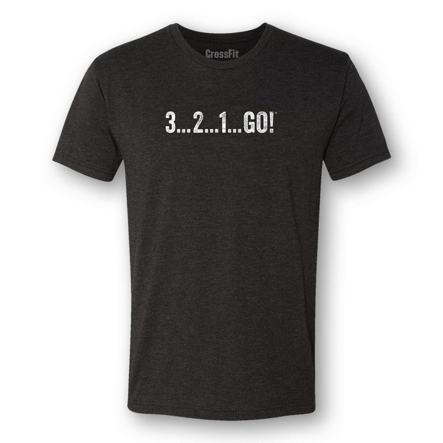 CrossFit 3…2…1…GO!® T-shirt — Black - front view