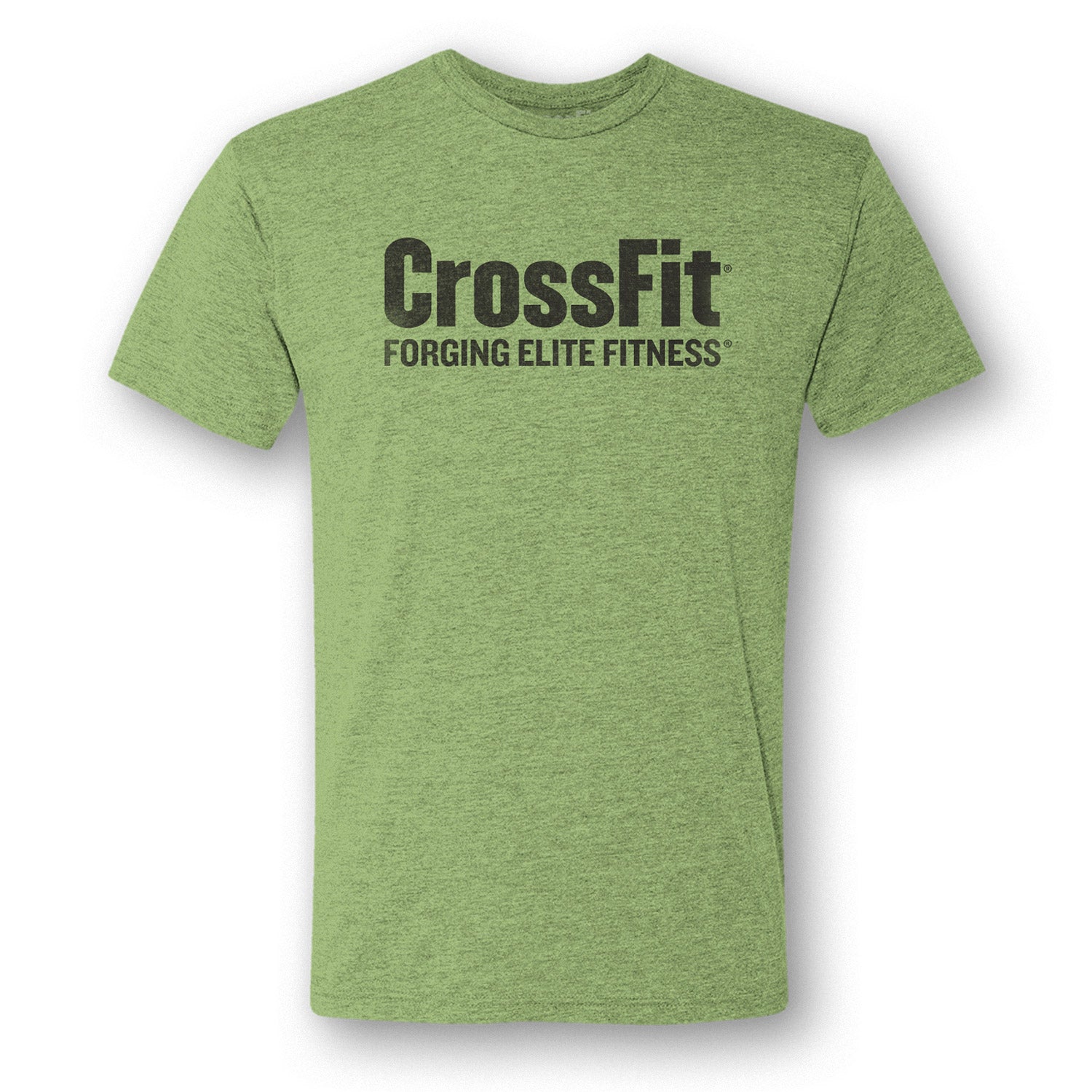 CrossFit Forging Elite Fitness® T-shirt — Heather Green - front view