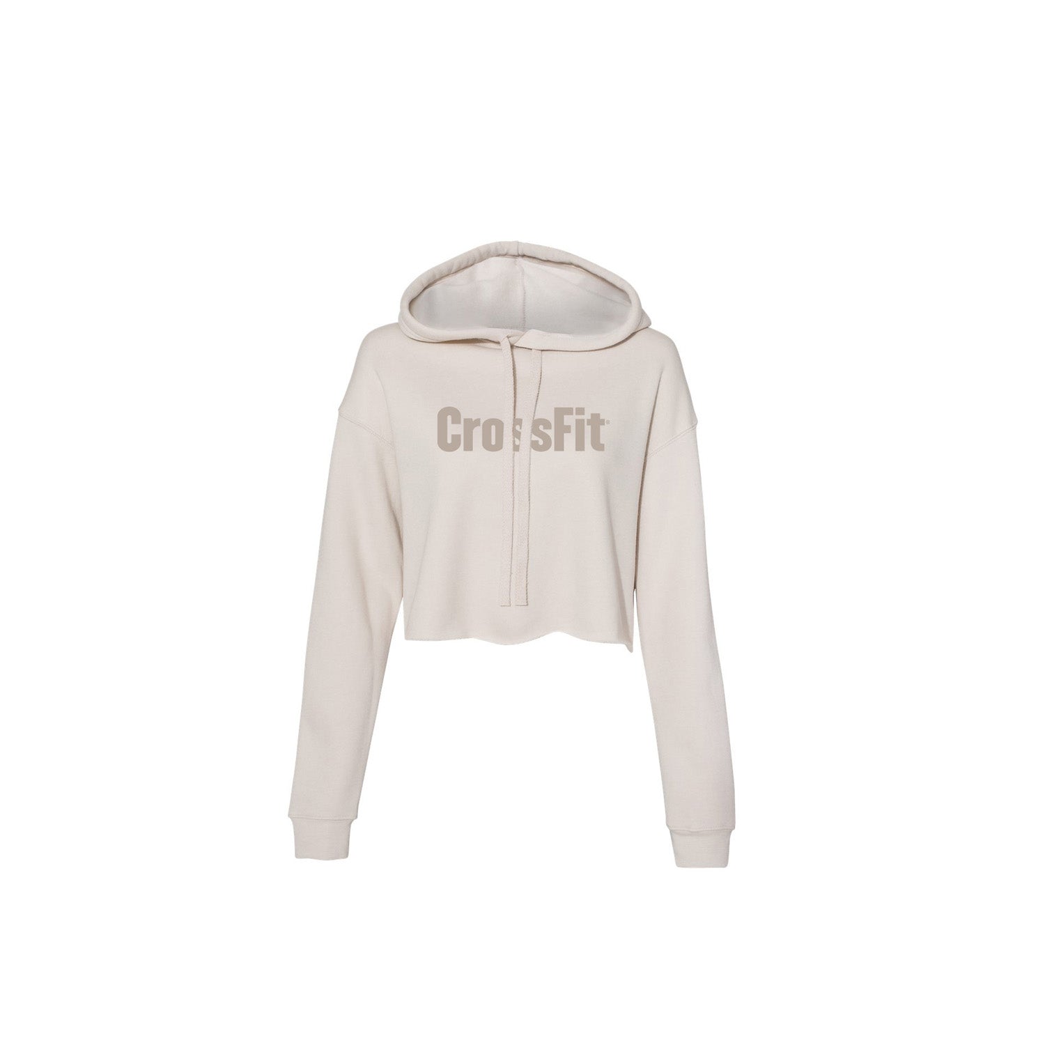 Women's CrossFit Crop Hoodie - Heather dust