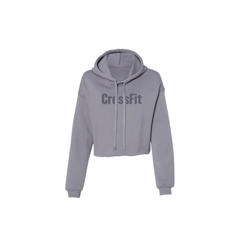 Women's CrossFit Crop Hoodie Five figure large