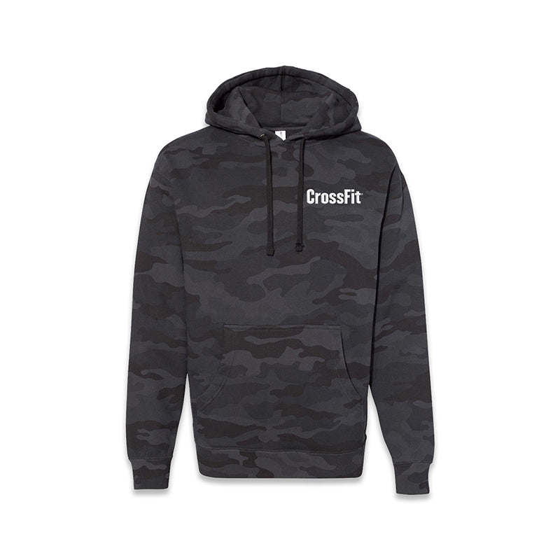 CrossFit Heavyweight Pullover Hoodie - Black camouflage One Picture