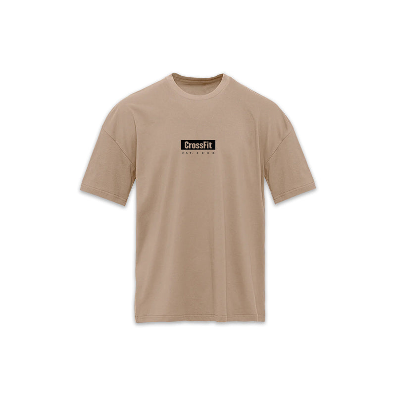 CrossFit Heavyweight T-Shirt -  tan