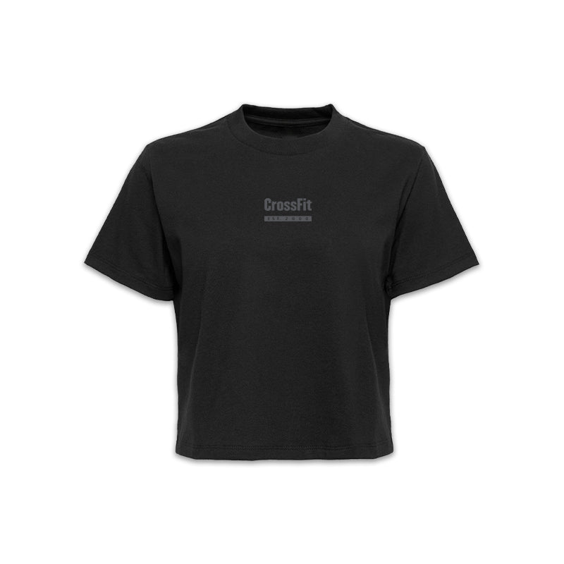 CrossFit Women's Heavyweight Boxy T-Shirt -  black