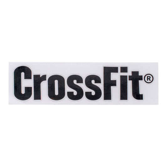 CrossFit Wordmark Die Cut Black Sticker - front view