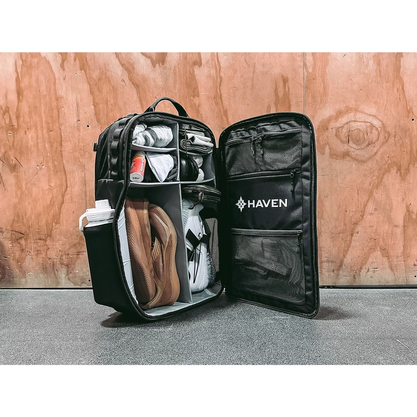 Haven X CrossFit Large Organized Backpack - inside view