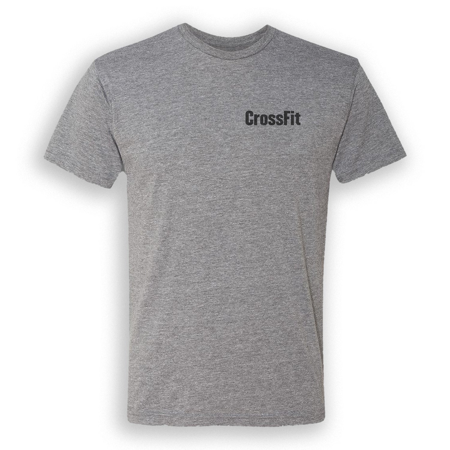 CrossFit Fitness in 100 Words T-shirt — Gray - front view
