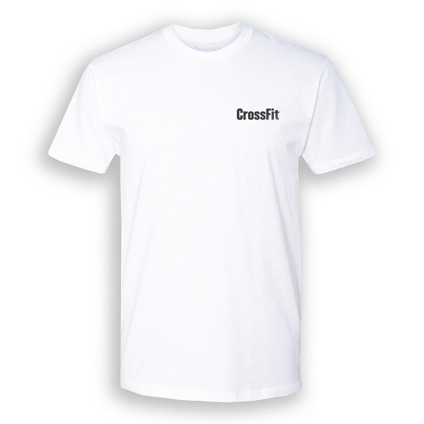 CrossFit Fran Benchmark Workout T-shirt — White - front view